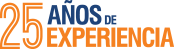 25 años de experiencia